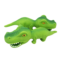 Іграшка силіконова антистрес, Динозавр Крокодил зелений 20 см  К6411