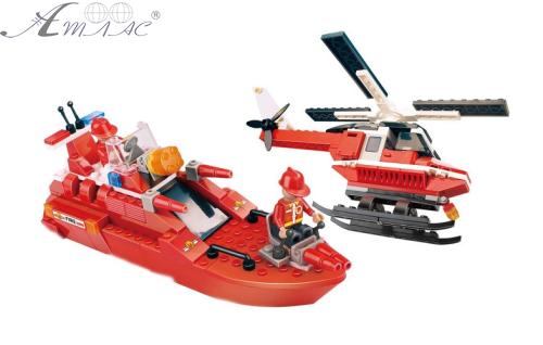 Конструктор Fire Fighter Пожежна техніка 202 деталі  3607 фото 2