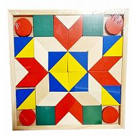 Іграшка Дерев'яна Рамка-вкладиш геометричні фігури 5507