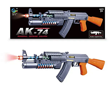 Игрушка Оружие Автомат АК-74 со световыми и звуковыми эффектами  15206