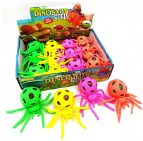 Іграшка силіконова антистрес Павук кольоровий з орбізами 10 см  9499