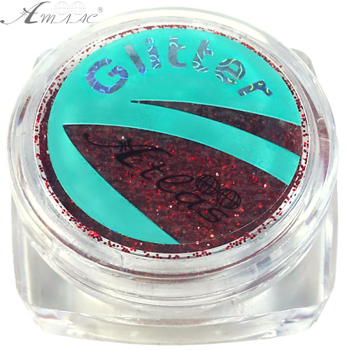 Блестки (Глиттер) мелкие Голографические Атлас 2 гр - Красный AS-2357