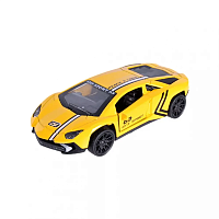 Машинка Автопром Lamborghini 10см Желтая металл  03275