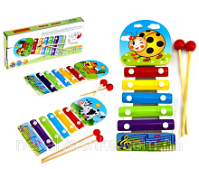 Игрушка Ксилофон музыкальная с молотком 88933