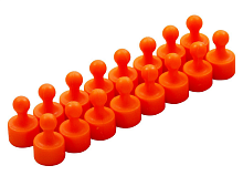 Магніт неодимовий Пішак для дошки 12х20мм 1in Помаранчевий  04599