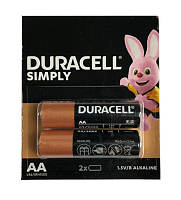 Батарейка  Duracell AA LR06 ціна за 1шт 03.2034р  02282