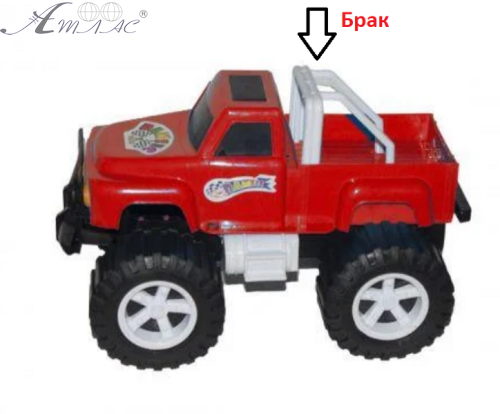 Іграшка Машинка Джип 33 см Бамсік 003/1 у сітці БРАК!