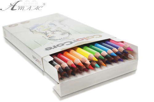 Олівці кольорові Marco Color Core 12 кольорів + 1 графітовий круглий 3130-12СВ фото 2