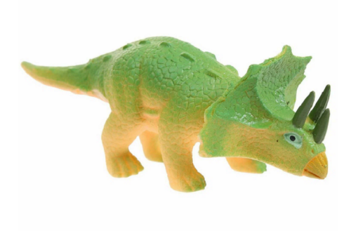 Игрушка силиконовая антистресс, динозавр зеленый 17 см  09713