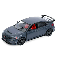 Машинка Kinsmart Honda Civic Type R 2024 Сіра  KT5472W