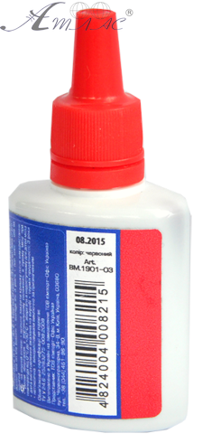 Краска штемпельная Buromax красная 1901-03 Краска штемпельная Buromax красная 1901-03