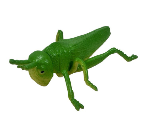 Игрушка силиконовая антистресс Саранча зеленая 8см  06738