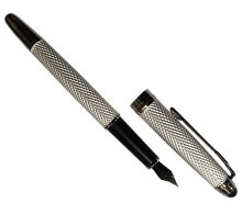 Ручка чернильная De Cambr FP163-17 белая чешуя 04007