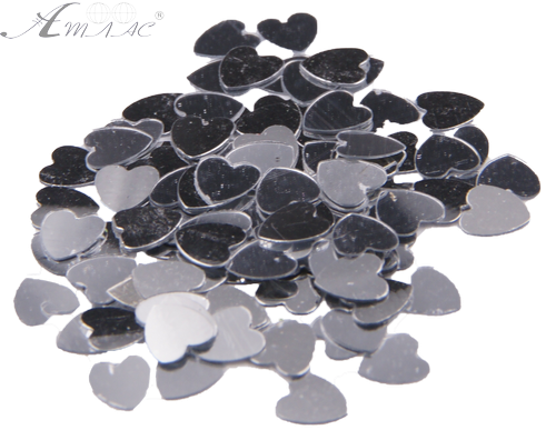 Блискітки (Гліттер) Серця Атлас 1 гр - Срібло AS-2092, А-957 Блискітки (Гліттер) Серця Атлас 1 гр - Срібло AS-2092, А-957