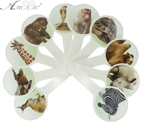 Віяло з картинками - Дикі тварини AS-0011, К-5377 фото 2