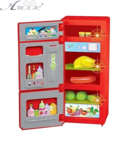 Ігшрушка Холодильник Кухня для барбі 22 см  XS-14006