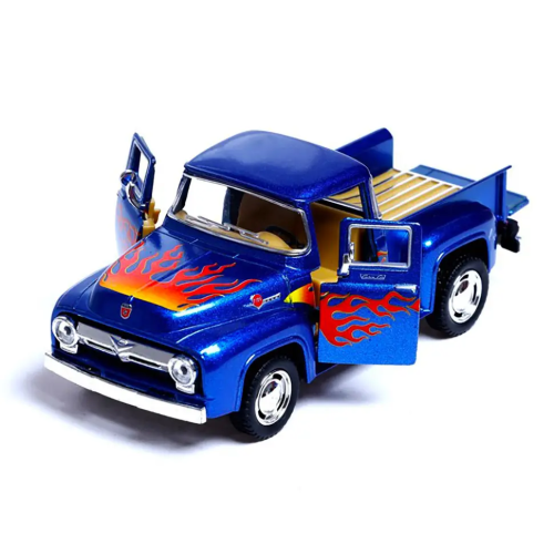 Машинка Kinsmart Ford F-100 1956 год Pickup с рисунком  KT5385FW
