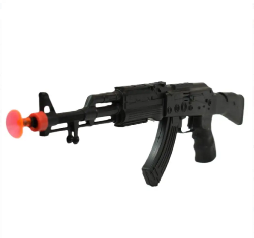 Игрушка Оружие Автомат, стреляет патронами на присосках, 40 см  308-2 фото 2