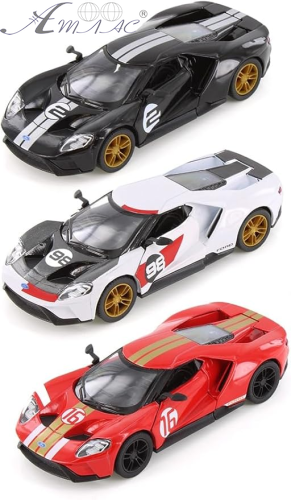 Машинка Kinsmart Ford GT Heritage Edition 12см  KT5448W