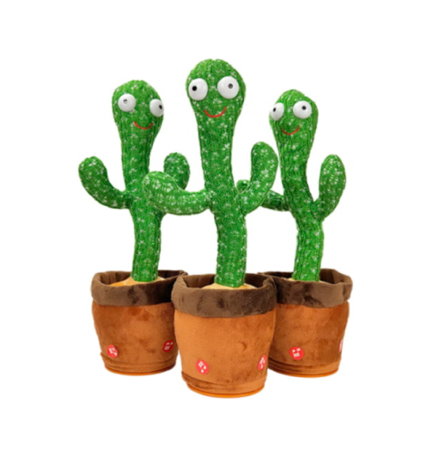 Игрушка Кактус Танцующий повторяшка 32 см в коробке  11186 фото 3