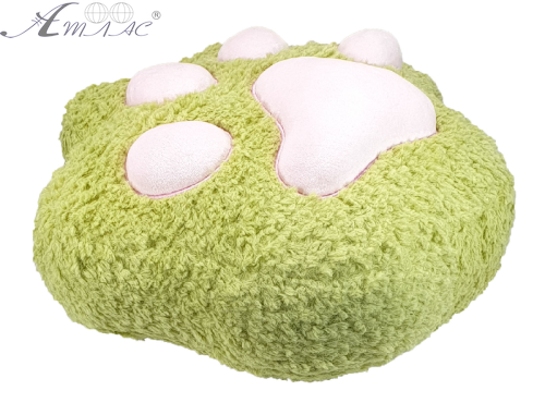 Іграшка м'яка подушка відбиток лапки Салатова 30 х 25 х 15 см  15513 фото 2