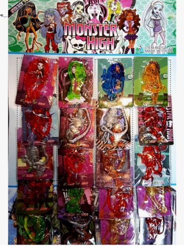 Игрушка Лизун стрелялка держащий форму Монстер Хай  5,5см  08356