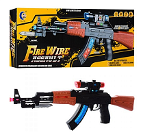 Игрушка Оружие Автомат АК-47 со световыми и звуковыми эффектами   758