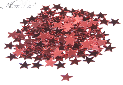 Блестки (Глиттер) Звезды Атлас 1 гр - Красные AS-2096,А-958