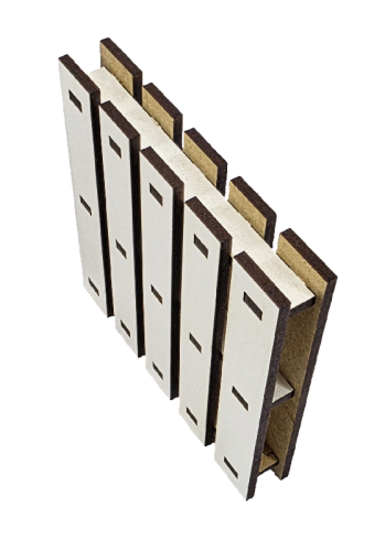 Подставка под чашку Поддон сувенирный двухсторонний из МДФ 9*9*1,5см  AS-6038 фото 2