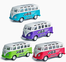 Автобус Автопром Volkswagen Т1 метал інерційна 8см  7828