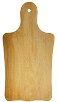 Дерев'яна дошка кухонна фігурна середня 42 х 21 см Бук 05255