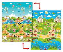 Іграшка Килимок на підлогу, розвиваючий Babypol 150х180 см Весела Ферма  13189