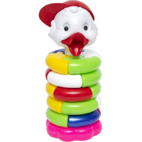 Игрушка Пирамида пластиковая Уточка 11 х 29 см пазл  06482