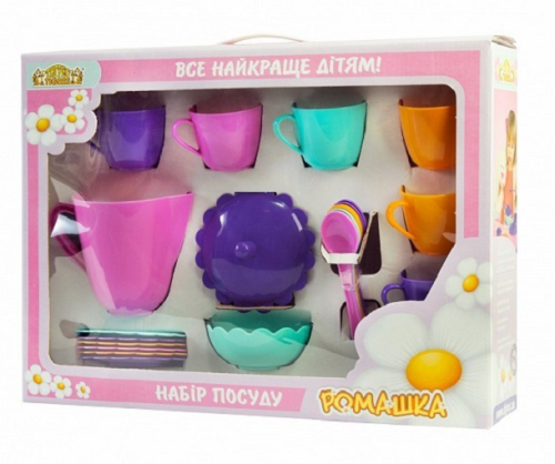 Игрушка Чайный набор на 6 персон из 21 предмета Тигрис  39132 фото 3