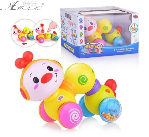 Розвиваюча іграшка Щасливий Черв'ячок музичний 7668