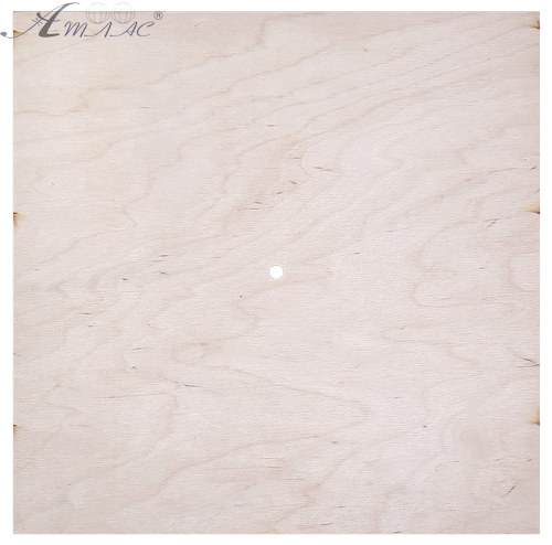 Основа для часов из фанеры 4 мм № 39 Квадрат 20 x 20 см AS-4885