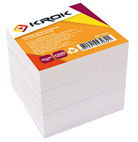Бумага для заметок Krok Белая НЕ склеенная 90 х 90 мм 1000 л  КR-1311