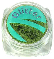 Блестки (Глиттер) мелкие Атлас 2 гр - Зеленый светлый AS-2305