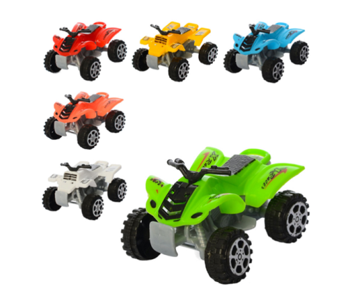 Игрушка Квадроцикл 6 см инерционный пластиковый в кульке  0558
