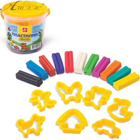 Пластилін Луч 11 кольорів Кроха 12С 784-08