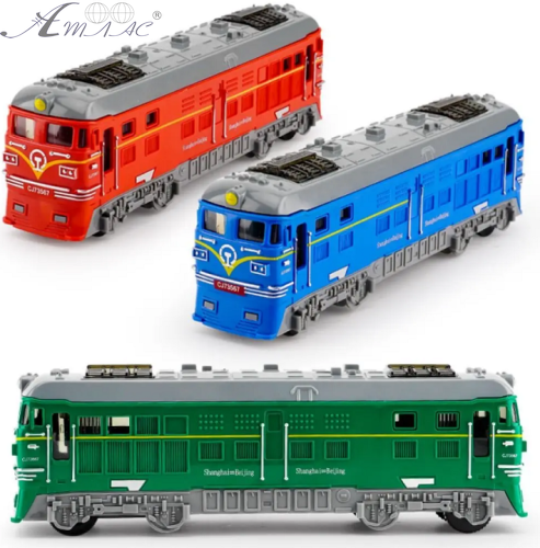 Модель Поїзд інерційний, пластмасовий 17,5см  567-163