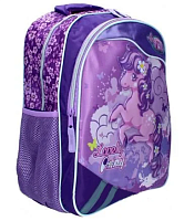 Рюкзак Rainbow Бузковий з 2 відділеннями з поні Lovely Pony 7-521