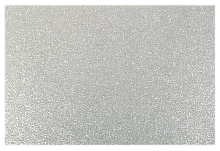 Фоамиран с блестками Серебро А4 10листов  1,5 мм  02201