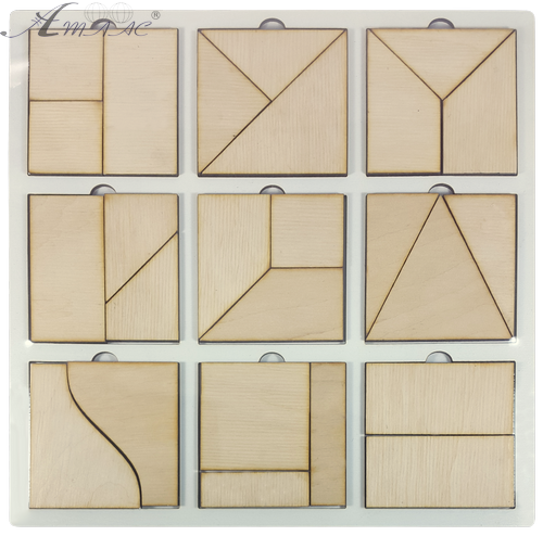 Игрушка развивающая Головоломка Сложи Квадрат, первый уровень сложности AS-7154 Игрушка развивающая Головоломка Сложи Квадрат, первый уровень сложности AS-7154