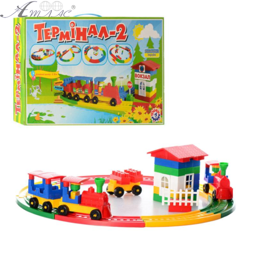 Іграшка Пластикова Конструктор Термінал 2 ТехноК 121 деталь 1240 Іграшка Пластикова Конструктор Термінал 2 ТехноК 121 деталь 1240
