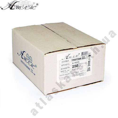 Треугольник 22 см большой с транспортиром, прозрачный AS-0614, К-9040 фото 3 Треугольник 22 см большой с транспортиром, прозрачный AS-0614, К-9040 фото 3