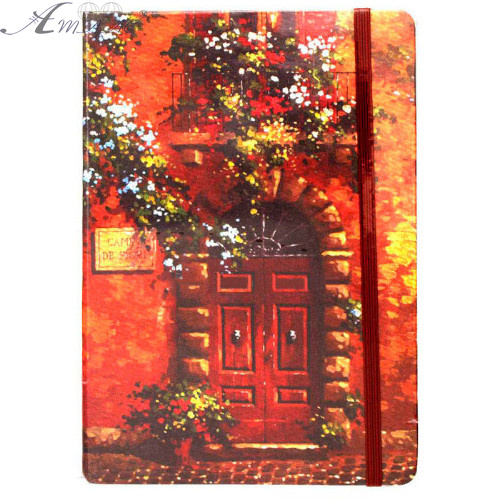 Блокнот YES "Italia" 135 х 188 мм 80 л на резинке мiх 4 дизайна 150863, 150885 фото 2