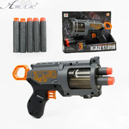 Іграшка Пістолет та поролонові кулі з присосками  7164