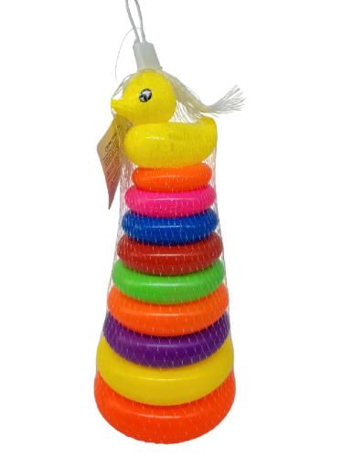 Игрушка Пирамида пластиковая Уточка 13 х 30см  919