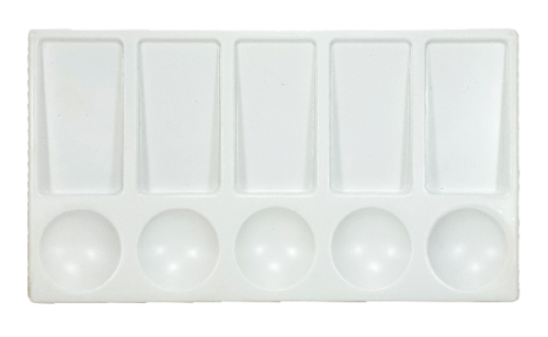 Палитра прямоугольная №  2/1 снежно белая 17,5 х 23 см  AS-0095